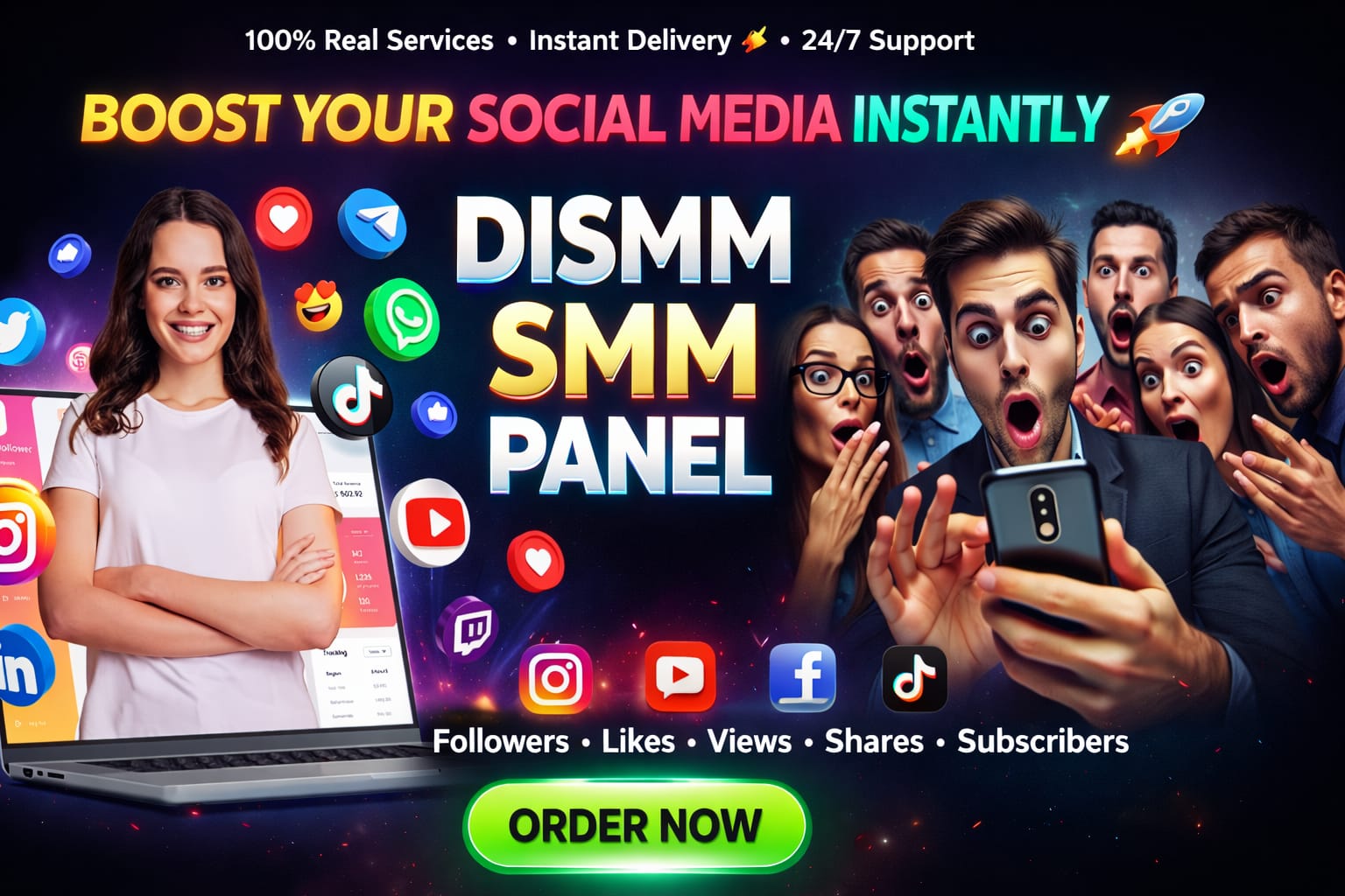 Your Social Growth Partner — DISMM